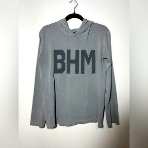 Mountain High Outfitter Gray BHM long sleeve T -shirt Hoodie Size Small